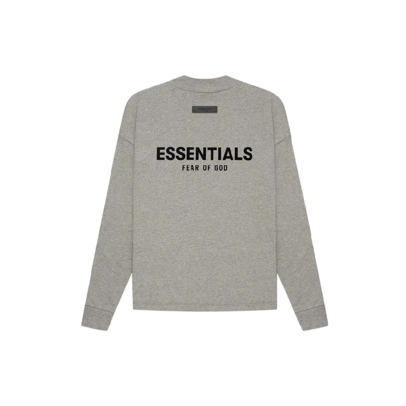 Fear of God Essentials Long-Sleeve Tee 'Dark Oatmeal'