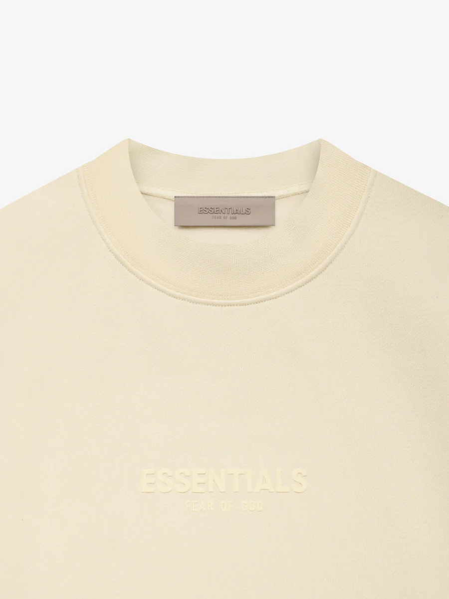 Fear of God Essentials Relaxed Crewneck 'Egg Shell'