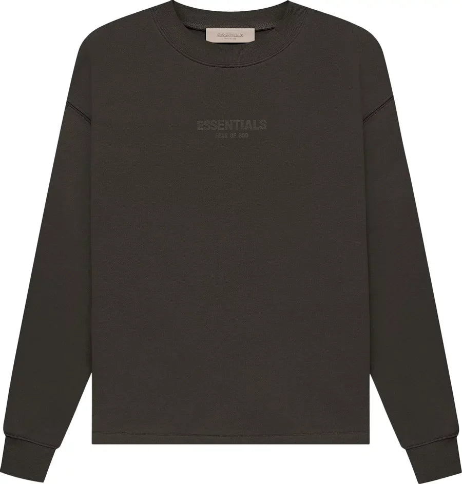 Fear of God Essentials Relaxed Crewneck 'Off Black'