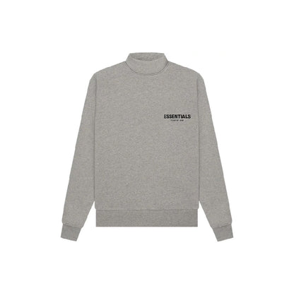 Fear of God Essentials Mockneck 'Dark Oatmeal'