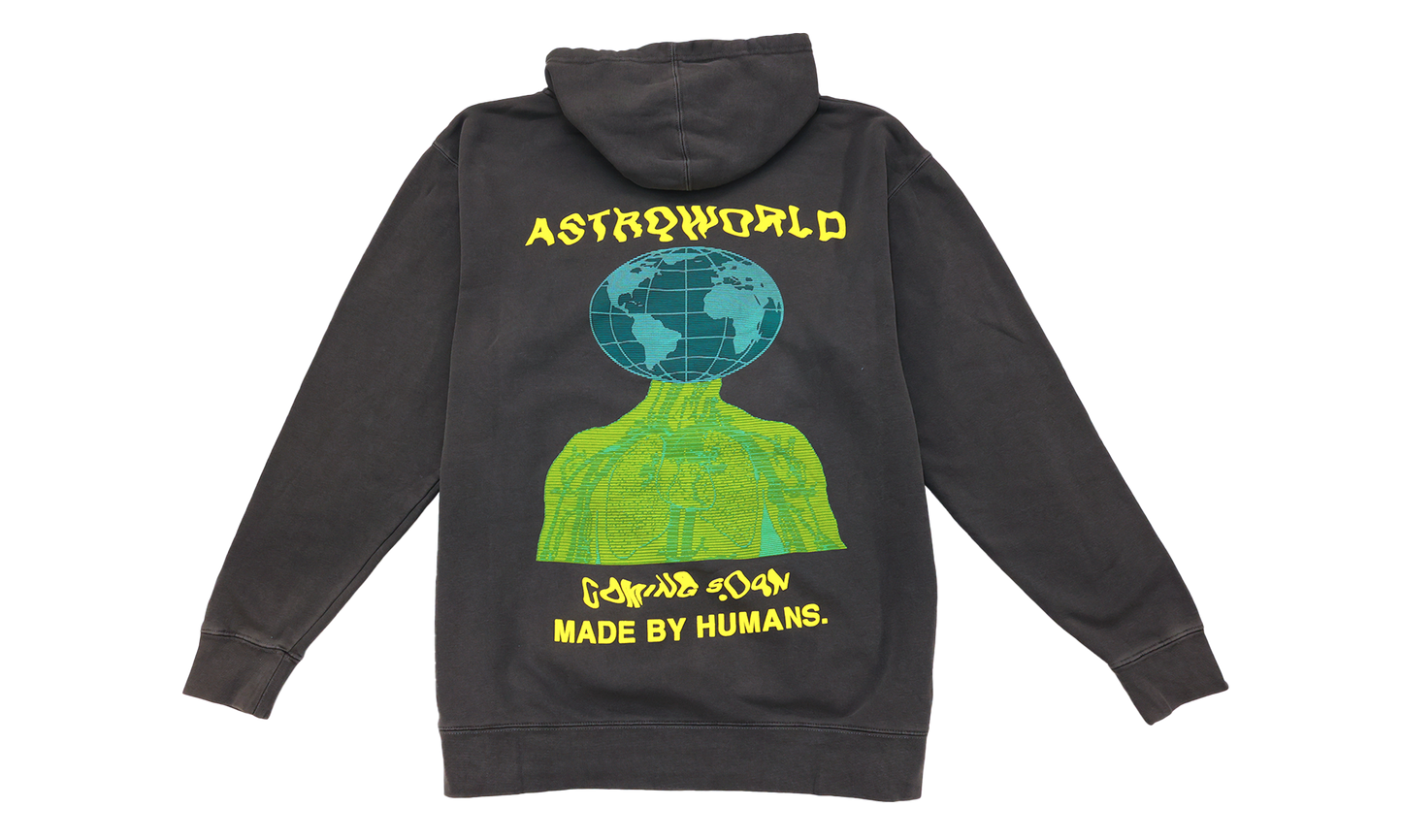 Travis Scott ASTROWORLD WASHED HOODIE Grey