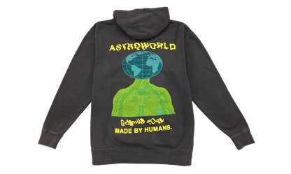 Travis Scott ASTROWORLD WASHED HOODIE Grey