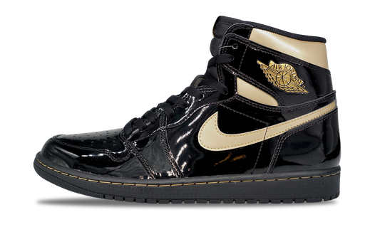 Nike Jordan 1 Retro High OG Black Metallic Gold 2020 (555088-032) Men 8-12