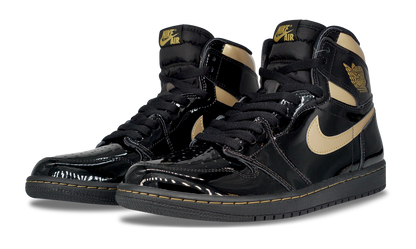 Nike Jordan 1 Retro High OG Black Metallic Gold 2020 (555088-032) Men 8-12