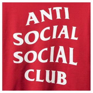 Antisocial Social Club Crewneck Red White
