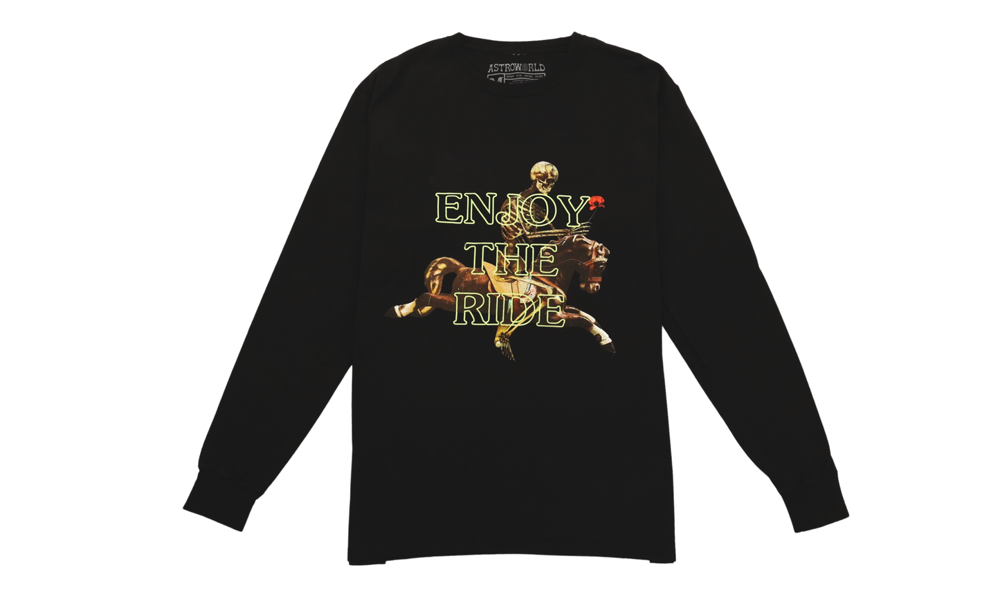 Travis Scott Astroworld Enjoy The Ride Long Sleeve (83665-105) Men's Size S-2XL