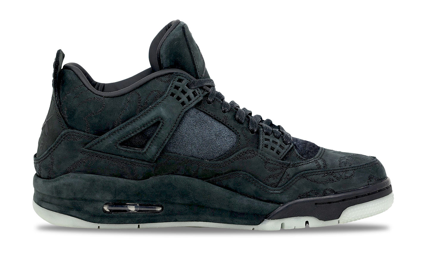 Nike Air Jordan 4 Retro x KAWS Black 2017 (930155-001) Men's Size 9-11