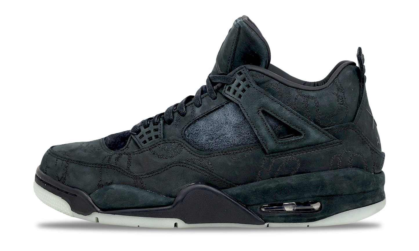 Nike Air Jordan 4 Retro x KAWS Black 2017 (930155-001) Men's Size 9-11