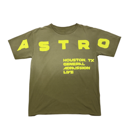 Travis Scott Flaming TV Tee Brown