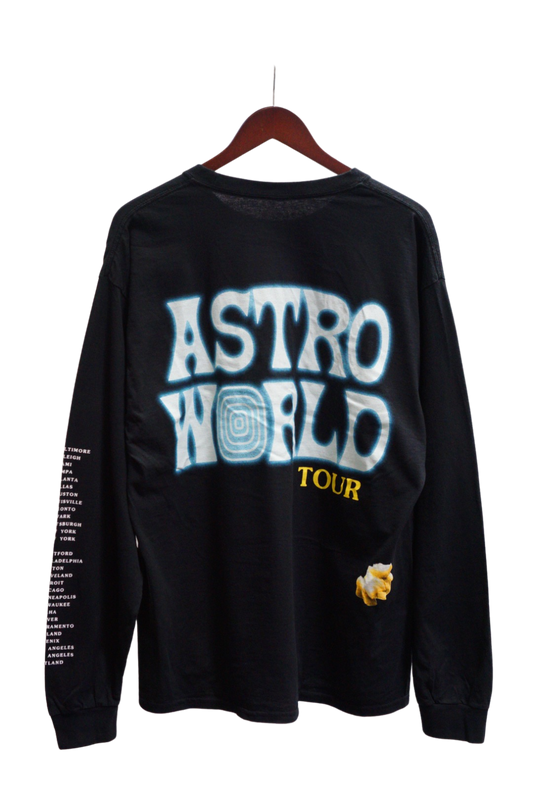 Travis Scott Astroworld Tour Wish You Were Here L/S (93665-437) Men's Size S-2XL