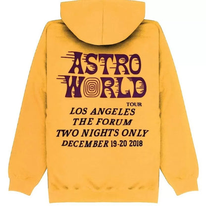 Travis Scott LA EXCLUSIVE GOLD HOODIE