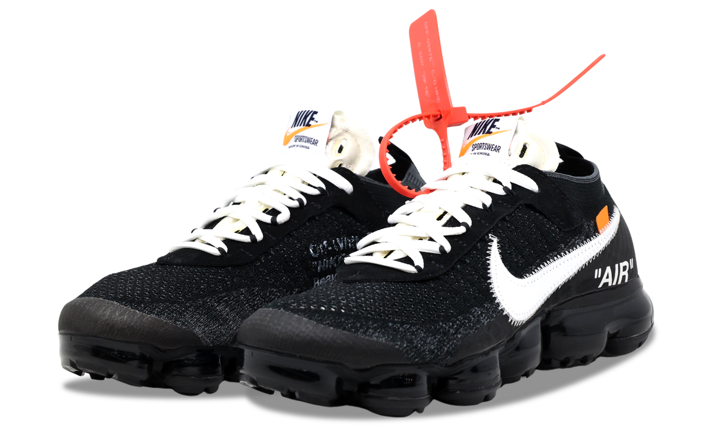 Nike Air VaporMax x OFF-WHITE The Ten Black 2017 (AA3831-001) Men's Size 5-10