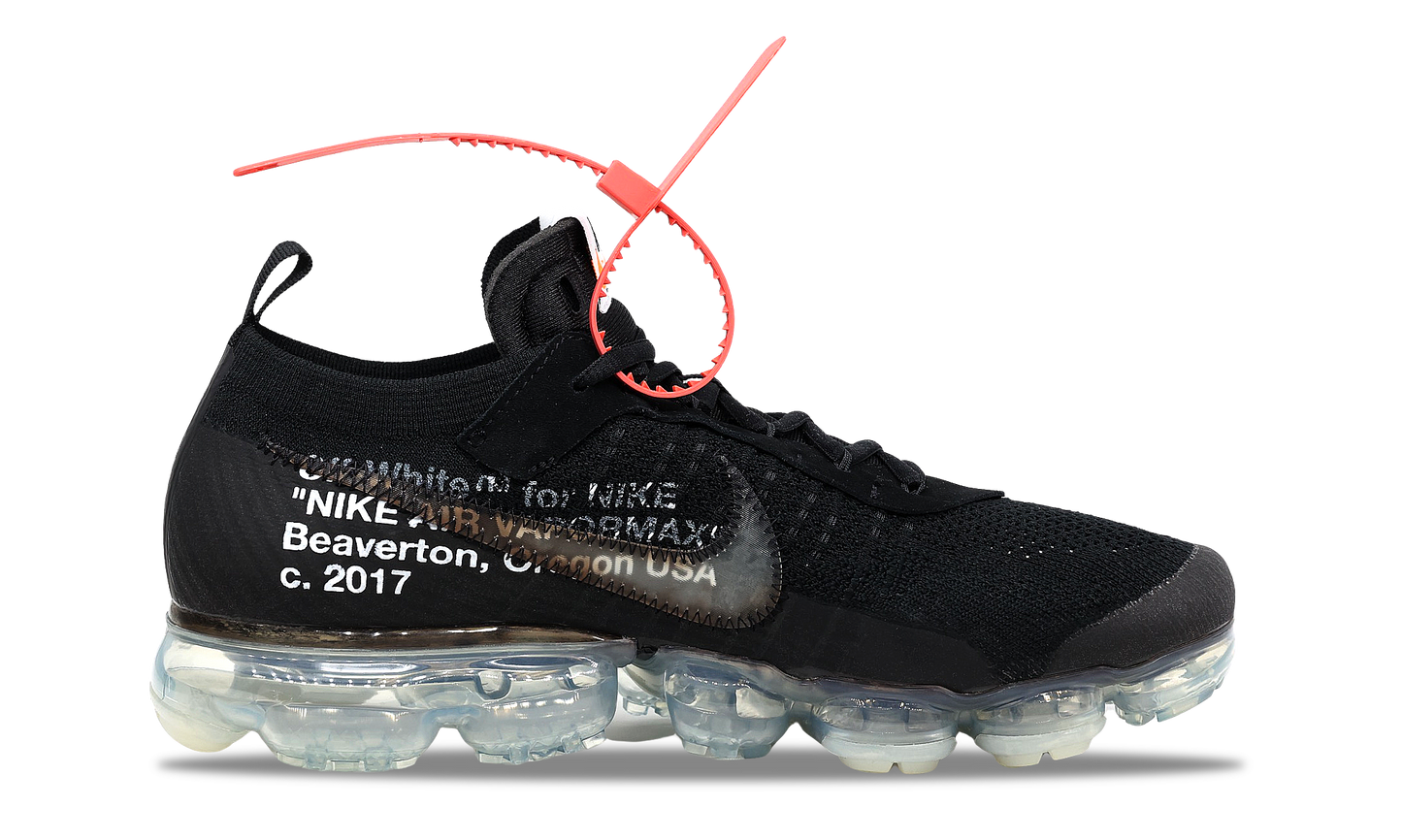 Nike Air VaporMax x OFF-WHITE Part 2 Black (AA3831-002) Men's Size 5-12