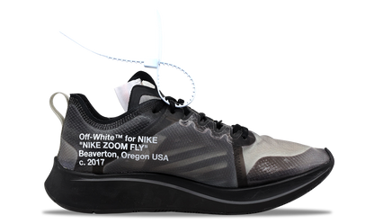 Nike Zoom Fly SP x OFF-WHITE Black 2018 (AJ4588-001) Men's Size 4-11