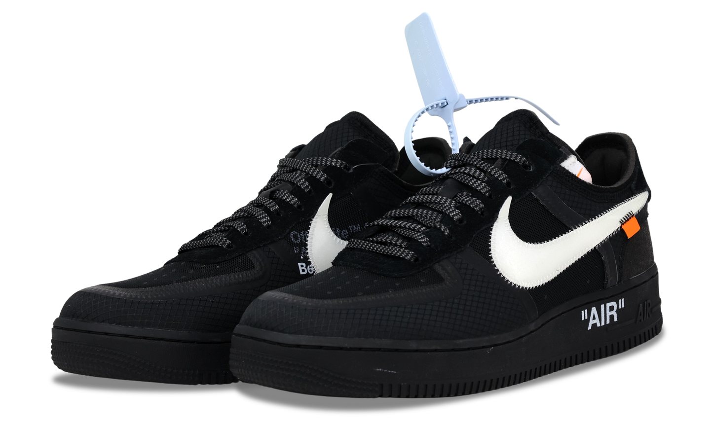 Nike Air Force 1 Low x OFF-WHITE Black 2018 (AO4606-001) Men's Size 6-11