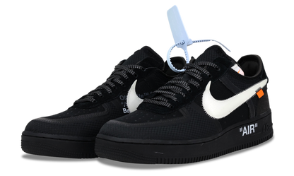 Nike Air Force 1 Low x OFF-WHITE Black 2018 (AO4606-001) Men's Size 6-11