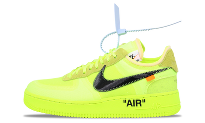 Nike Air Force 1 Low x OFF-WHITE Volt 2018 (AO4606-700) Men's Size 4-11