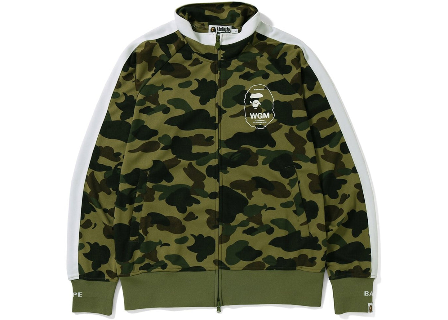 Bape 1ST CAMO LINE JERSEY TOP Green