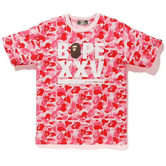 Bape ABC Bape XXV Logo Tee Red