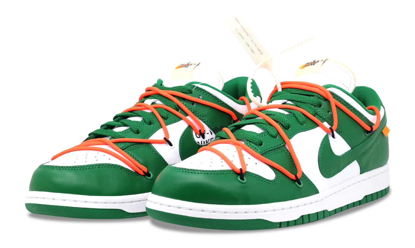 Nike Dunk Low x OFF-WHITE Pine Green 2019 (CT0856-100) Men's Size 6-11