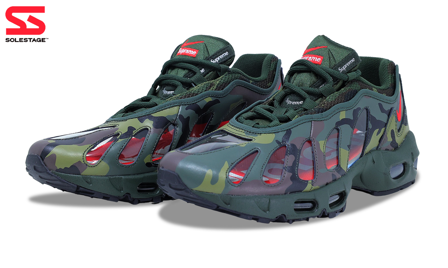 Nike Air Max 96 x Supreme Camo 2021 (CV7652-300) Men Size 8-10