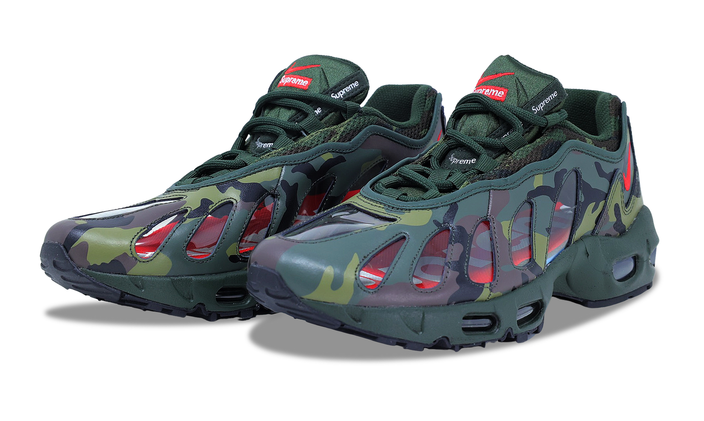 Nike Air Max 96 x Supreme Camo 2021 (CV7652-300) Men Size 8-10