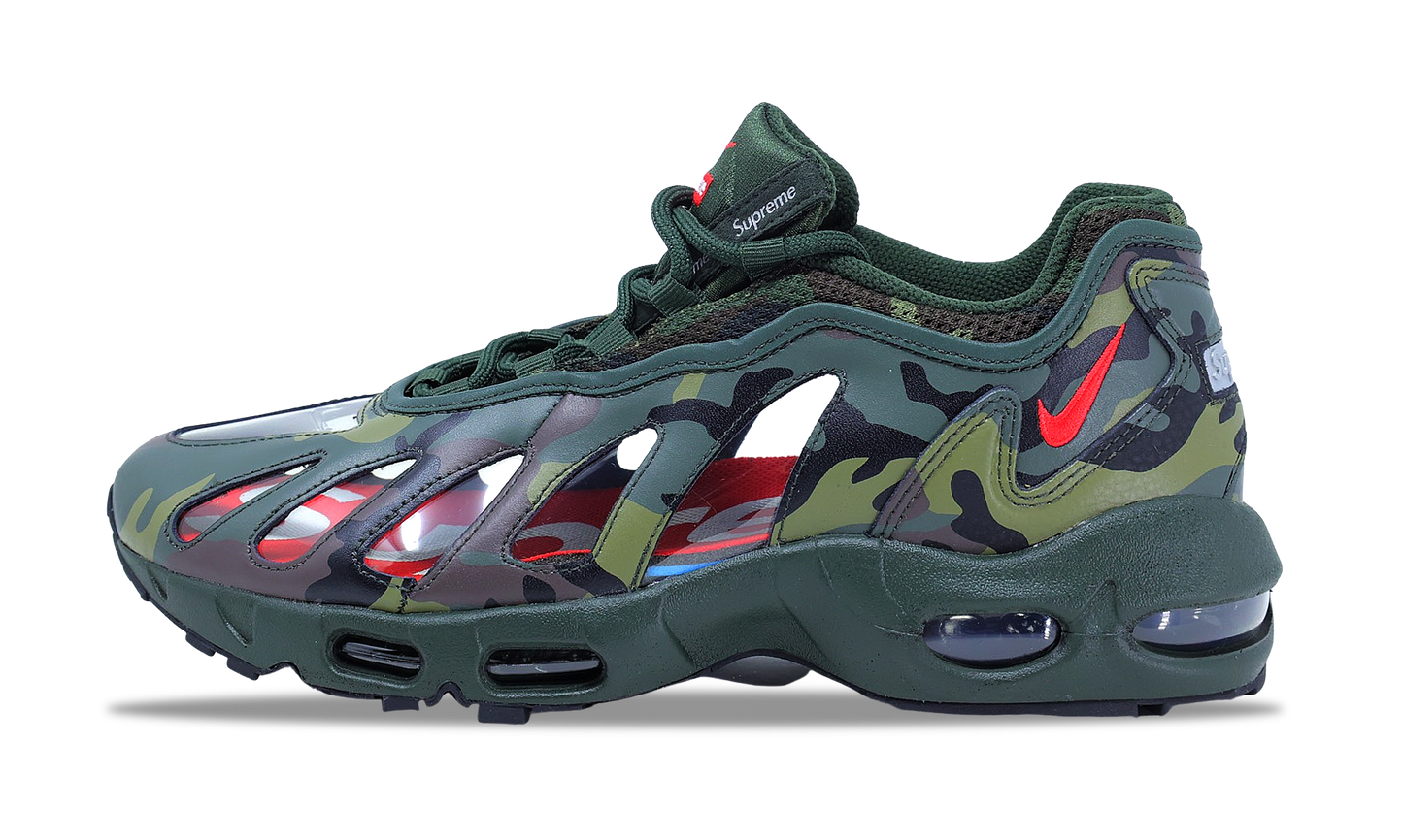 Nike Air Max 96 x Supreme Camo 2021 (CV7652-300) Men Size 8-10