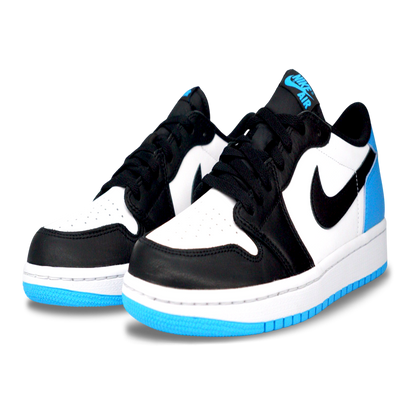 Nike Jordan 1 Low Black Dark Powder Blue (CZ0775-104) Women Size 5-12