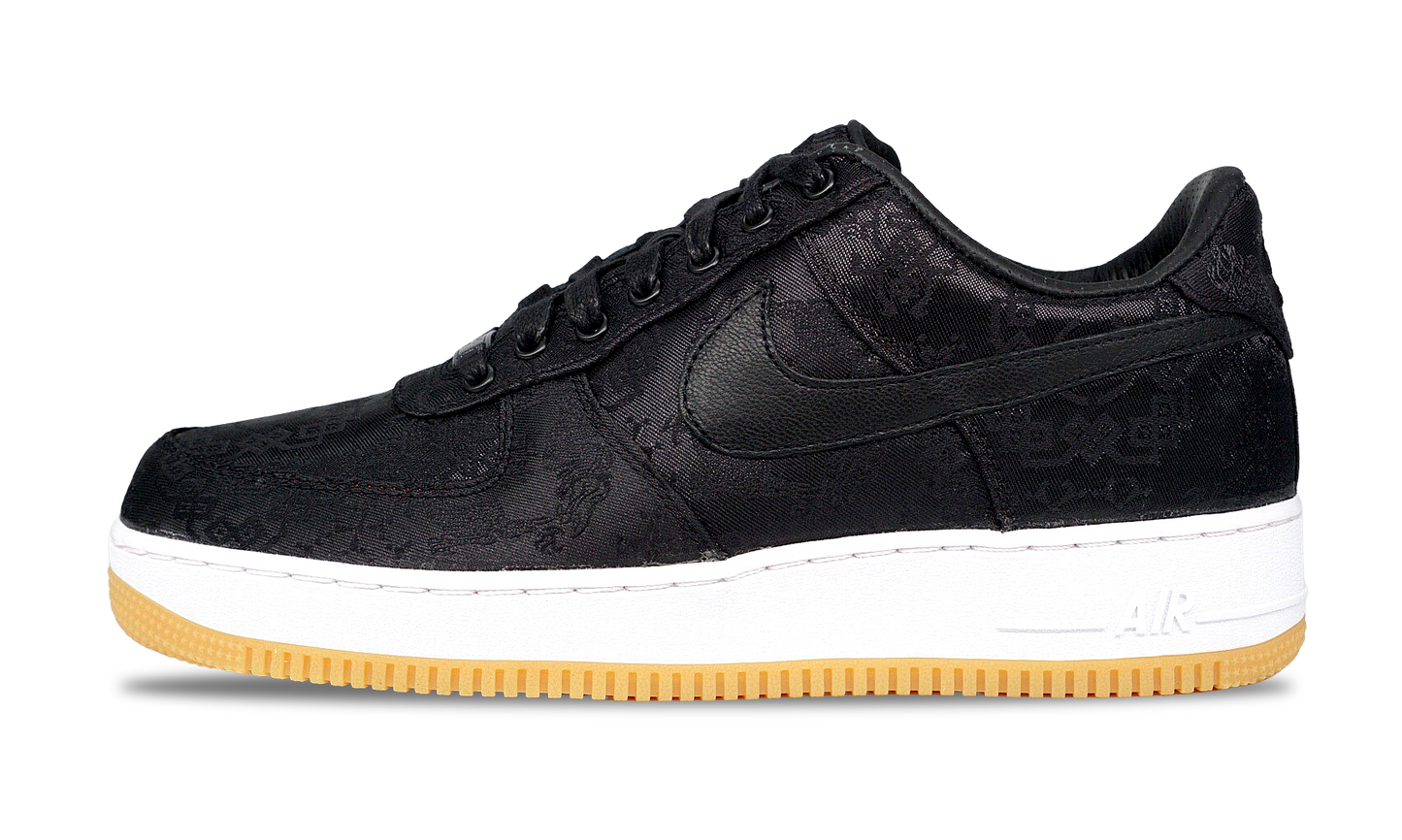 Nike Air Force 1 Low x Fragment x CLOT Black Silk (CZ3986-001) Men's Size 6-11