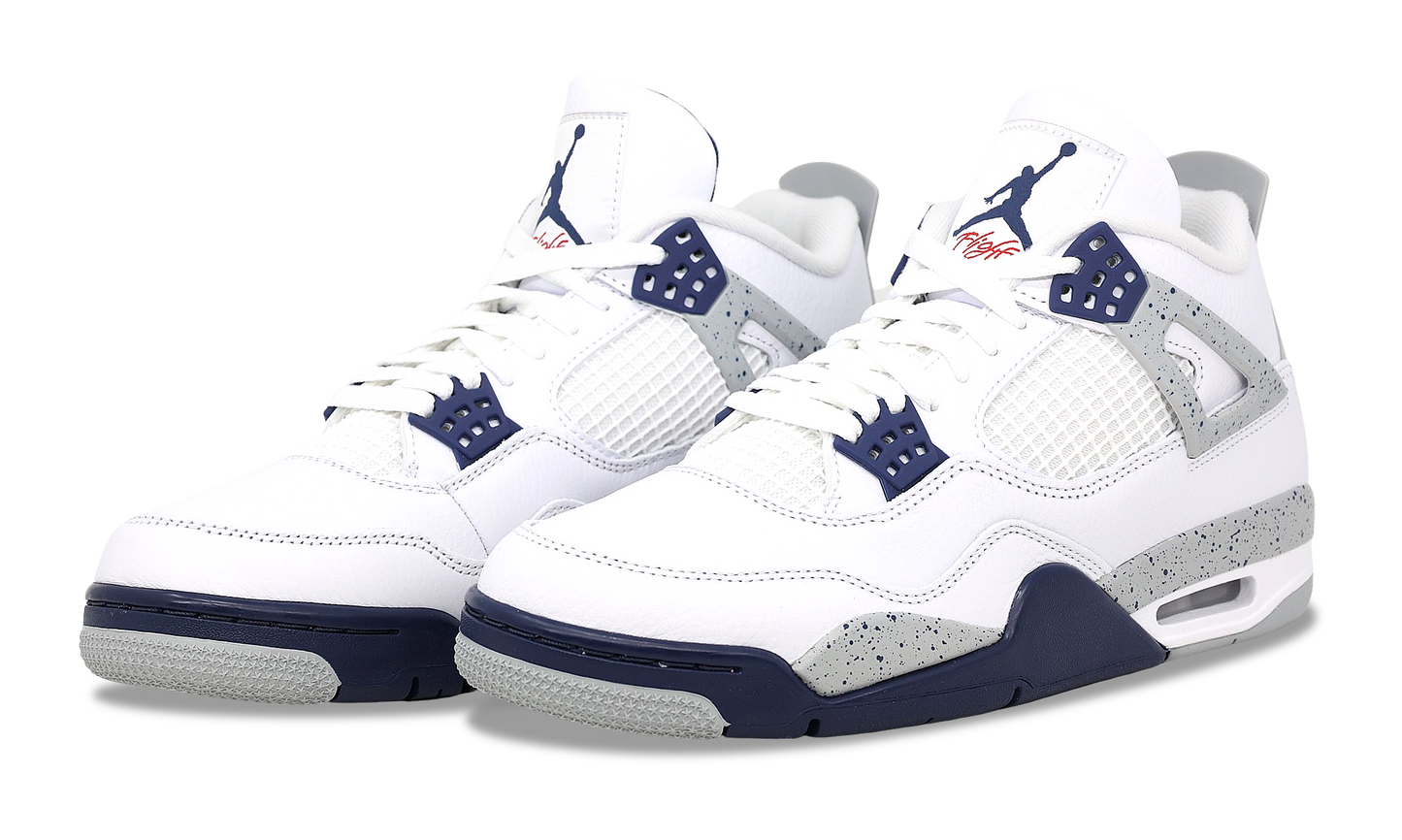 Nike Jordan 4 Retro Midnight Navy 2022 (DH6927-140/408452-140) Size 4Y-12