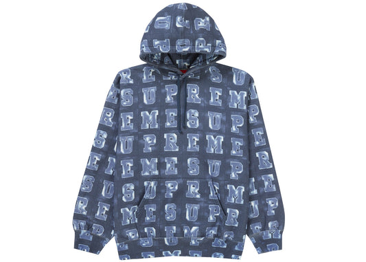 Supreme Blocks Hooded Sweatshirt Multicolor/Navy FW20 (FW20SW26) Men's Size S-XL