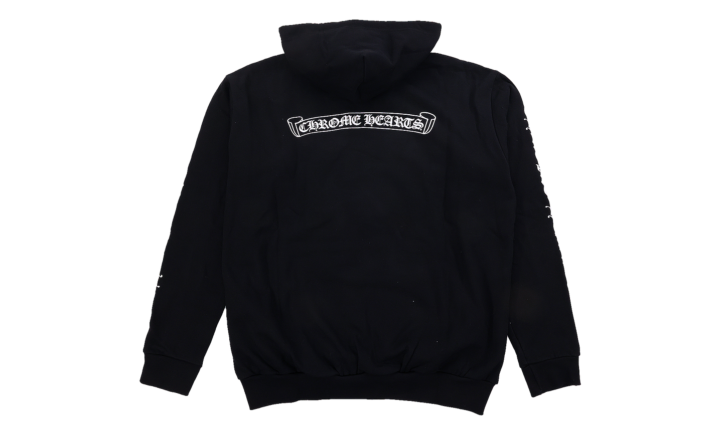 Chrome Hearts Script Logo Hoodie Black