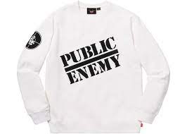 Supreme UNDERCOVER/PUBLIC ENEMY CREWNECK SWEATSHIRT