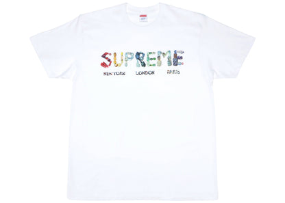 Supreme Rocks Tee Ash Grey/Black/Orange/Red/White SS18 (SS18T49) Men Size M-XL