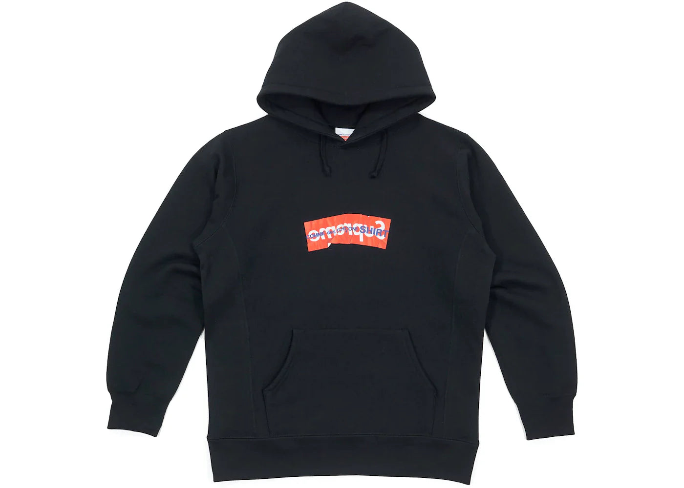 Supreme Comme Des Garcons SHIRT Box Logo Hooded Sweatshirt Black