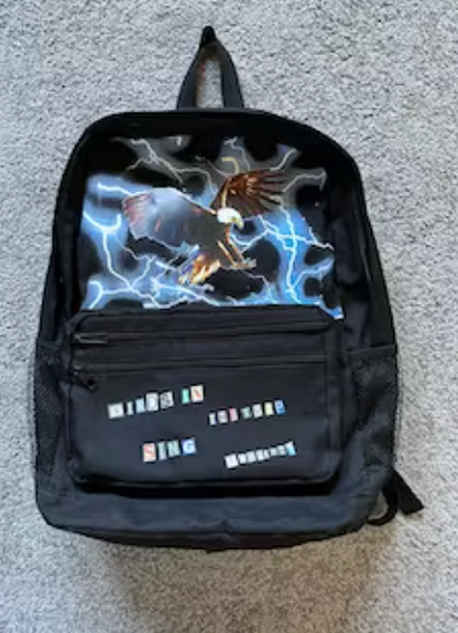 TRAVIS SCOTT Eagle "Birds in The Trap Sing McKnight" Backpack