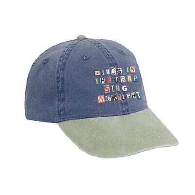 TRAVIS SCOTT BIRDS IN THE TRAP SING MCKNIGHT WASHED DENIM HAT