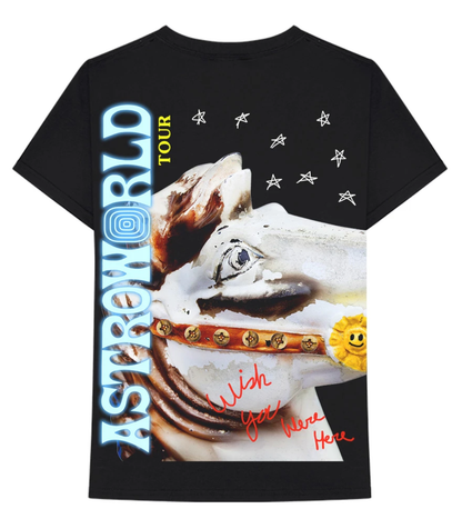 Travis Scott Astroworld Tour Launch T-shirt Black