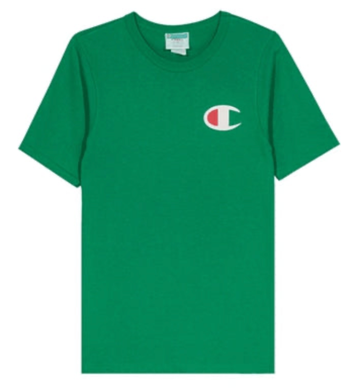 Champion Logo Crewneck Life Short Sleeve T-shirt - Green