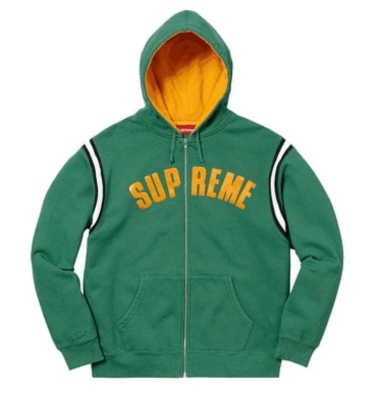 Supreme JET SLEEVE ZIP UP HOODED