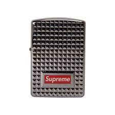 Supreme Diamond Cut Zippo Silver FW17 (37772-167) One Size