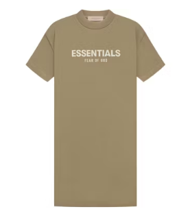 Fear of God Essentials Women's T-shirt Dress Oak