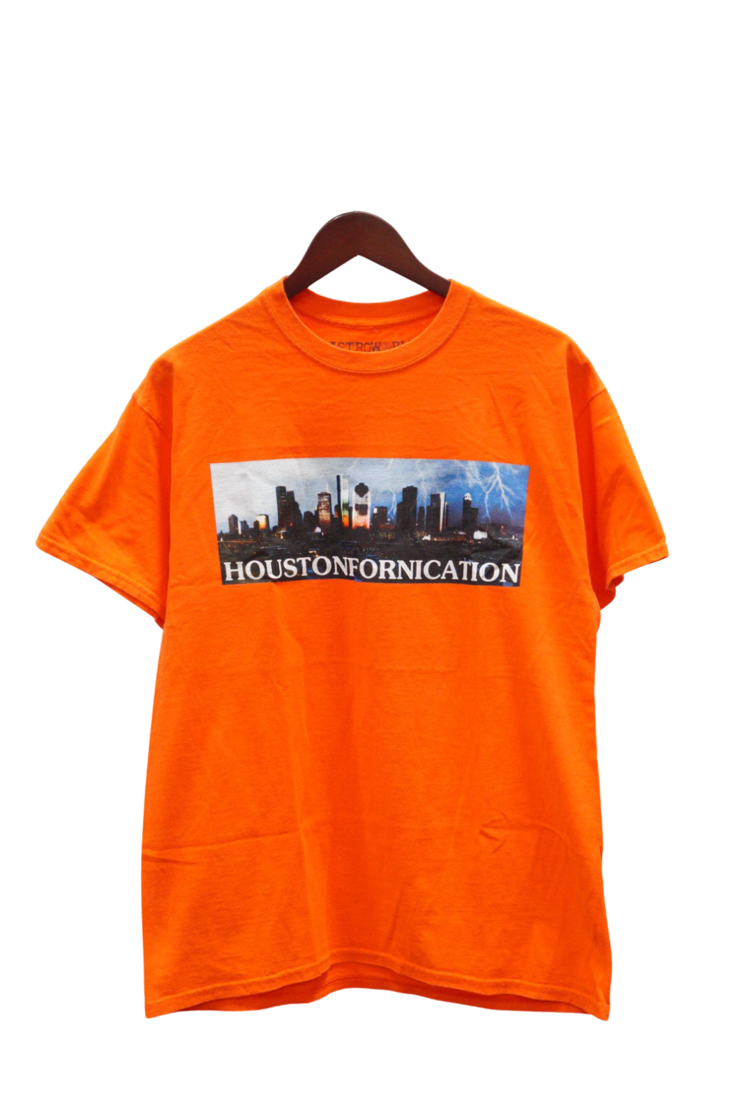 Travis Scott Astroworld Houston Exclusive Tee Orange (93665-341) Men Size S-XL