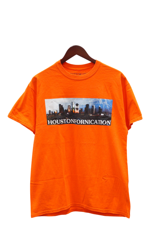 Travis Scott Astroworld Houston Exclusive Tee Orange (93665-341) Men Size S-XL