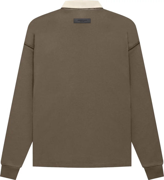 Fear Of God Essentials Henley Rugby 'Wood'