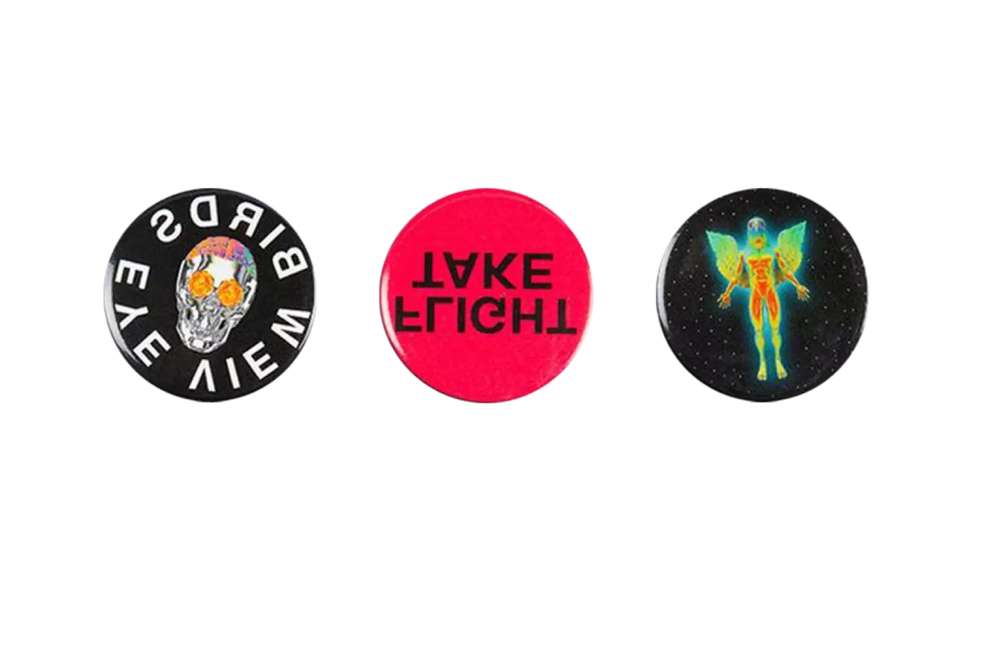 Travis Scott Birds Eye View Tour 3 Button Pin