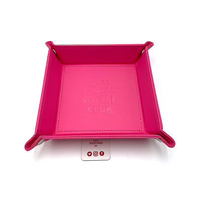 Antisocial Social Club Leather Tray Pink (ASSP002) One Size