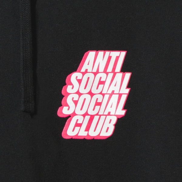 Antisocial Social Club Block Me Black Hoodie – Solestage